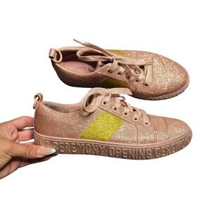 Opening Ceremony Sparkle Sneakers in Pink Size: 37